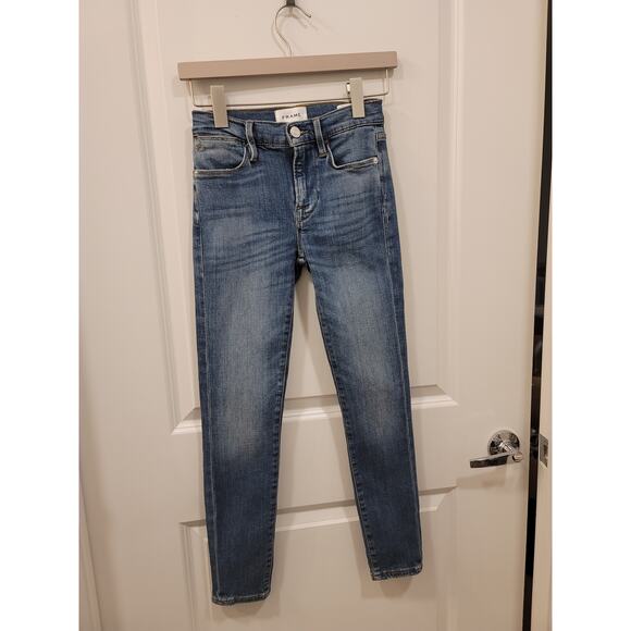 Frame Le High Skinny Crop Jeans - Picture 2 of 8